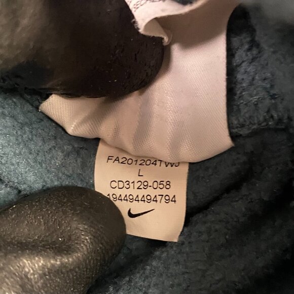 Nike Sportswear Club Fleece Cargo Pants Men's Large Teal Sweatpants Gym Joggers - Picture 9 of 14